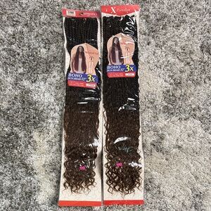 X-Pression Boho Box Braid 32" Hair Extensions - Brown